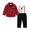 Red, variant on Sngxgn Baby Boy Fall Clothes Long Sleeve Sweatshirt Top Long Pants Set Cute Toddler Winter Outfit(Red,110)