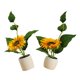 thumbnail image 5 of YSNOOWE 2Ud Planta Falsa En Maceta Con Girasol Para Centro De Y, 5 of 8