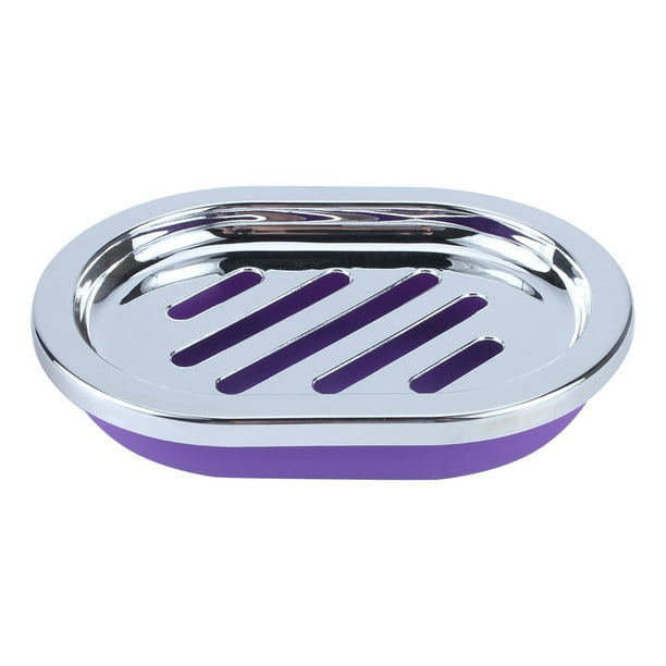 Juego de accesorios de baño de 6 piezas conjunto de baño morado incluye vaso para cepillo de dientes soporte para cepillo de dientes plato de sopa dispensador de jabón ANGGREK Otros