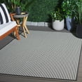 thumbnail image 2 of SAFAVIEH Terrace Eadaoin Geometric Indoor/Outdoor Area Rug, Black/White, 5'3" x 7'6", 2 of 11