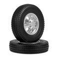thumbnail image 3 of 2pieces Upgrade Rc Wheel Rims Tire Durable Heavy Duty For 1/14 Model Tractor, 3 of 5