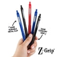 thumbnail image 3 of Zebra Z-Grip Recycled Ballpoint Pens Medium Point 1.0mm Assorted Ink 24/Pack (20304), 3 of 5
