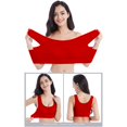 thumbnail image 3 of Toimothcn Womens Bras Casual Solid Color Wireless Sports Bra Seamless Push Up Adjustable Yoga Sports Oversized Sexy Brassiere Suitable For Dailywear, 3 of 5