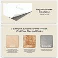 thumbnail image 6 of Achim Portfolio Self Adhesive Vinyl Floor Tile - 9 Tiles/9 Sq. ft., 12 x 12, Walnut Parquet, 6 of 7