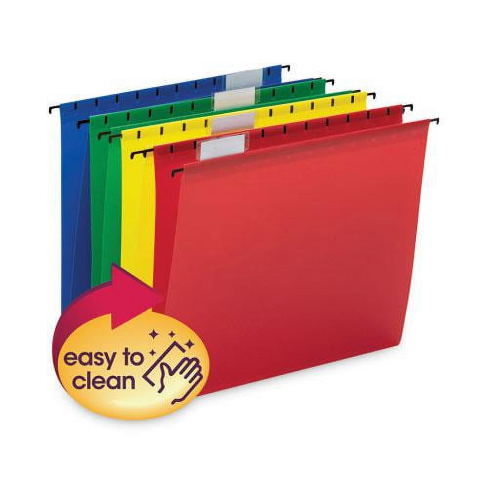 Essendant SMD64026 Poly Hanging Folders, Assorted Color - 12 per Pack