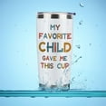 thumbnail image 4 of Gifts for Mom From Daughter Mom Birthday Gifts From Son Best Gifts for Mothers Day 20oz Funny Mom Cup Christmas Presents for Mother From Favorite Child Kids Travel Tumbler With Lid Straw, 4 of 6
