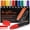 Classic color, variant on NUAHRHY 10 Colors Jumbo Markers, 0.59" Felt Tip Large Acrylic Paint Graffiti Markers, Permanent Graffiti Pens for Coloring Gifts, Poster Outdoor Signs Stone Ceramic Canvas Painting, Soft Color