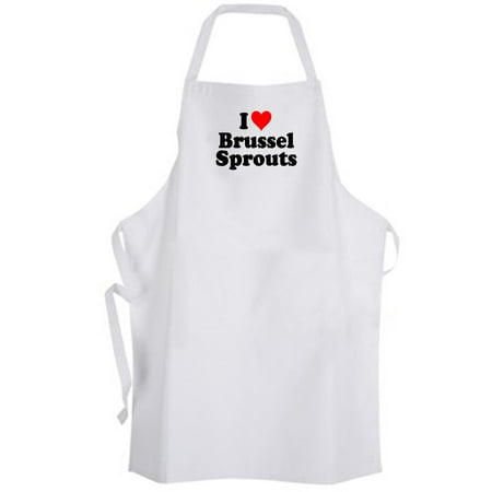 Aprons365 - I Love Brussel Sprouts – Apron – Food Chef Cook Kitchen (Best Way To Cook Frozen Brussel Sprouts)