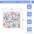 thumbnail image 3 of Dreamtimes 4 PCS Butterfly Flowers Baby Washcloths Towel Set, Highly Absorbent & Soft Cotton Wash Cloths, 12"x 12" Face Hand Towels for Bathroom, Multi-Purpose Fingertip Towels, 3 of 7