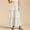 White, variant on Daiosportswear Women’S Boho Tiered Maxi Skirt Elastic High Wasited Flowy Ruffle Beach Vacation Summer Long Skirt with Pocket White S(S)