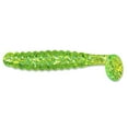 thumbnail image 5 of Charlie Brewer's Crappie Slider Grub Baby Bass/Chartreuse Tail, 5 of 5
