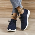 thumbnail image 4 of Gubotare Womens Shoes Fashion Glitter Sneakers for Womens Silp On Running Shoes Lightweigt Tennis Walking Sneakers,Navy 6.5, 4 of 5
