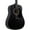 Black, variant on Mitchell Launch D100 Dreadnought Acoustic Guitar - Natural