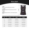 thumbnail image 5 of Bixox Women's Vinyl Records Musical Notes Printed Sleeveless Fitness Workout Running Quick-Dry Tank Top, 5 of 5