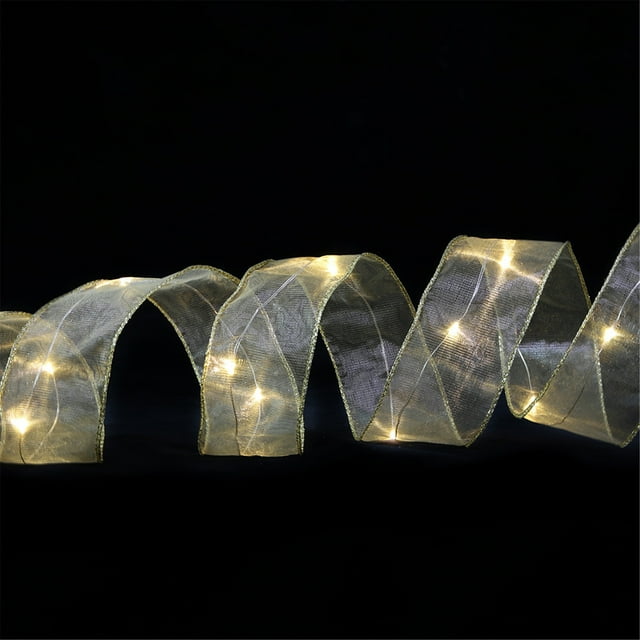 PEONAVET Light Lamp Christmas Decoration LED Lights Christmas Tree Ornaments DIY Lace String Lights