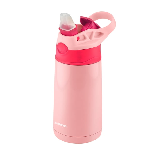 Termo para Niños de Acero Inoxidable Redlemon con Boquilla Antiderrame, Tapa Hermética, Térmico, 380 ml