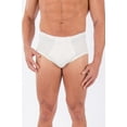 thumbnail image 4 of Men's Cottonique M27712 Latex Free Organic Cotton Briefs - 2 Pack (Natural M), 4 of 4