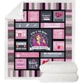 thumbnail image 2 of Nurse Gifts Nurse Week Gifts Throw Blanket,Nurse Gifts for Women,School Nurse Gifts,Gift for Nurses Soft Fluffy Sherpa Warm Throw Blankets for Bed, Office and Couch, 2 of 6