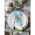thumbnail image 2 of Lighthouse Cloth Napkins Set of 4 Reusable Dinner Napkins, Blue Coastal Nautical Ocean Beach Palm Tree Cocktail Napkin Washable Table Napkins for Wedding/Holiday Party/Baby Shower 20"x20", 2 of 7