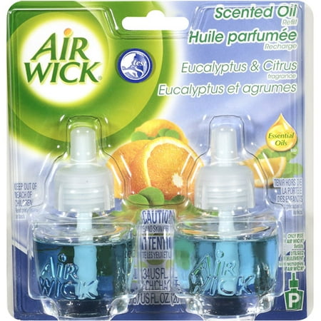 air wick scented oil air freshener refill revitalization eucalyptus