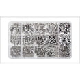 thumbnail image 2 of 500pcs stainless steel box set m3m4m5 round head bolt screw nut disc head inner hexagon screw, 2 of 5