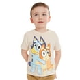 thumbnail image 2 of Bluey Toddler Boys or Girls Short Sleeve Crewneck T-Shirt, Sizes 12M-5T, 2 of 7