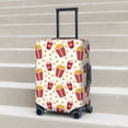 thumbnail image 2 of Lsque Popcorn Printed Luggage Cover, Travel Luggage Protector,Scratch and Dirt Resistant, Fits 18-32 Inch Luggage - X-Large, 2 of 9