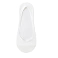 thumbnail image 2 of qolati No Show Socks for Womens Soft Stretchable Non Slip Low Cut Footies Hidden Invisible Liner Socks Flats Boat White, 2 of 5