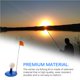 thumbnail image 4 of Advancent Kit de pesca en hielo de invierno Bandera de pesca en hielo fácil de usar Placa de base redonda Aparejos de pesca portátiles ligeros para pesca Pescar Advancent OD006984-00, 4 of 6