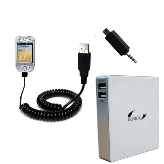 Gomadic High Capacity Rechargeable External Battery Pack suitable for the Orange SPV M2000 - Portable Charger with TipExchange Technology