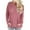 Pink, variant on Vibrex Solid Color Womens Long Sleeve Tops Loose Fit Fall Thin T Shirts Winter Trendy Clothes with Pocket Womens Casual Crewneck Tops Tshirt Basic Tee Fall Fashion Clothes Casual Tops for Women