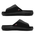 thumbnail image 2 of Unisex ISlide Black Miami Heat Minimalistic Motive Slide Sandals, 2 of 5
