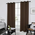 thumbnail image 2 of Deconovo Blackout Curtain Thermal Insulated for Living Room, 42×72 inch, Brown, 1 Panel, 2 of 8