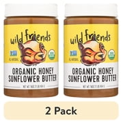 (2 pack) Wild Friends Nut Butter, Honey Sunflower, Organic, 16 Oz