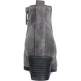 thumbnail image 3 of Aqua College Womens Isla Suede Waterproof Ankle Boots Gray 5.5 Medium (B,M), 3 of 4