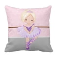 thumbnail image 1 of BOSDECO Housse de Coussin Ballerine Mignonne 20x20 Pouces, 1 of 1