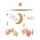 thumbnail image 1 of Móvil para Bebé, Marco de Madera Artesanal, Ovejas de Lana de Fieltro y Adornos de Estrellas, Materiales Seguros y Ecológicos, Decoración para Habitación Infantil, Regalo para Recién Nacidos, Tamaño, 1 of 5