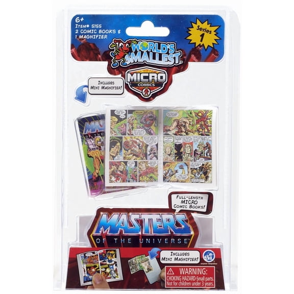 Collectible World's Smallest Masters of the Universe The Fastest Draw in the Universe Micro Comic Book 2-Pack