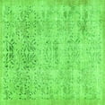 thumbnail image 1 of Ahgly Company Indoor Square Abstract Green Contemporary Area Rugs, 7' Square, 1 of 1