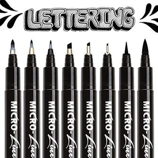  Vitoler Calligraphy Pens, Technical Ink Pens Set, 10 Color  Brush tip Calligraphy Markers for Beginners, Hand Lettering Pens for  Writing, Drawings, Signature, Sketching, Bullet Journaling : Arts, Crafts &  Sewing