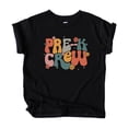 thumbnail image 4 of Pre-K Crew Shirt for Girls Colorful Retro First Day of School Tee for Kids Black Shirt 5-6, 4 of 5