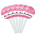 thumbnail image 1 of Audrey Hello My Name Is Cupcake Picks Toppers - Set of 6, 1 of 1