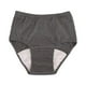thumbnail image 4 of Ropa interior suave para hombres, pantalones de pañales, absorbentes de agua, a prueba de fugas, lavables, calzoncillos urinarios transpirables para Gris oscuro LL, 4 of 8
