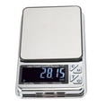 thumbnail image 1 of Escala Digital de Alta Precisión, Carga USB 600/0.01g Escala Electónica Baja Tasa de Error Acero inoxidable Con Estuche de Cuero para Joyas, 1 of 7