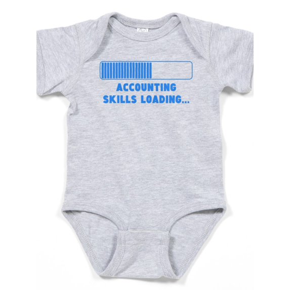 CafePress - Accounting Skills Loading - Cute Infant Bodysuit Baby Romper