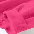 thumbnail image 5 of Women Sweaters Cropped Long-Sleeve Crew Neck Casual Light Weight Sweater Tops Fall Fashion Clothes Hot Pink 2XL, 5 of 5