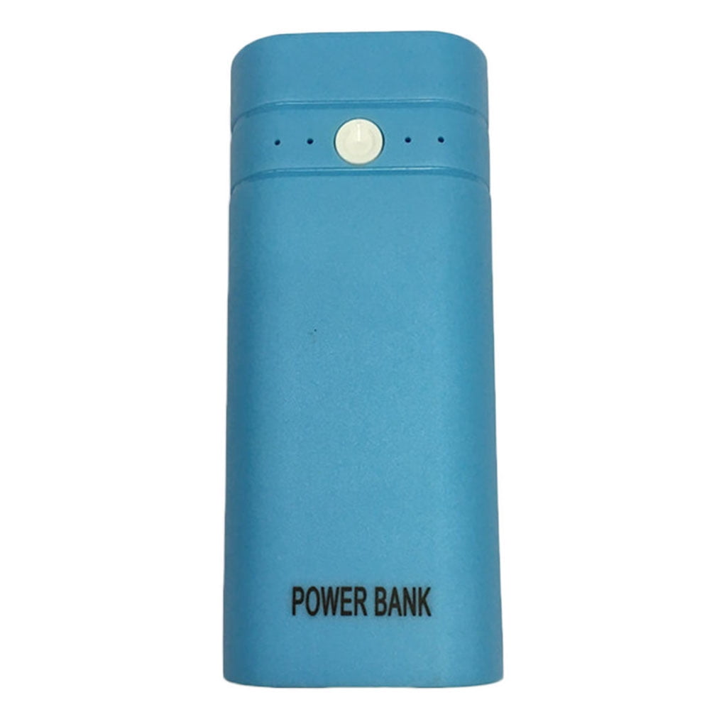 Ruiboury 18650 Mini Battery Bank Case Cellphone Plastic Power Portable