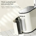 thumbnail image 5 of MRBIN Motion Sensor Bathroom Trash Can and Disposable Toilet Brush Holder Set, 1.8 Gallon Slim Touchless Small Garbage Pail, Toilet Smart Waste Basket with Lid and Odor Filter, Cream White, 5 of 7