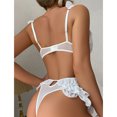 thumbnail image 1 of Conjunto de lencería Halter Body establece cuello en V profundo para regalos de boda Tmvgtek para mujer Negro T M, 1 of 7