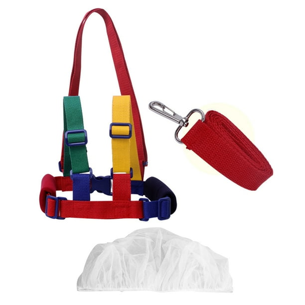 Cuerda de seguridad para caminar para niños, anticaídas, antipérdida, cinturón de aprendizaje, correa transpirable para niños pequeños